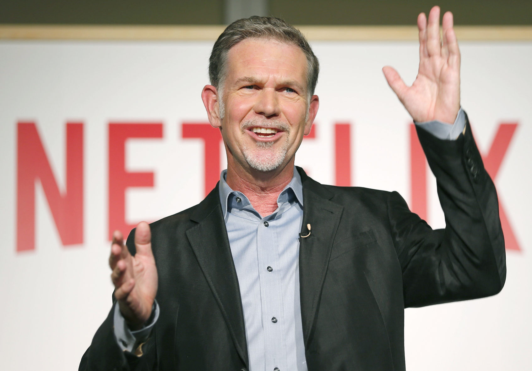 Netflix CEO Hastings meets press in Tokyo